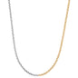 ENGELSRUFER TWO-TONE SILVER-GOLD 2.1MM PEA CHAIN