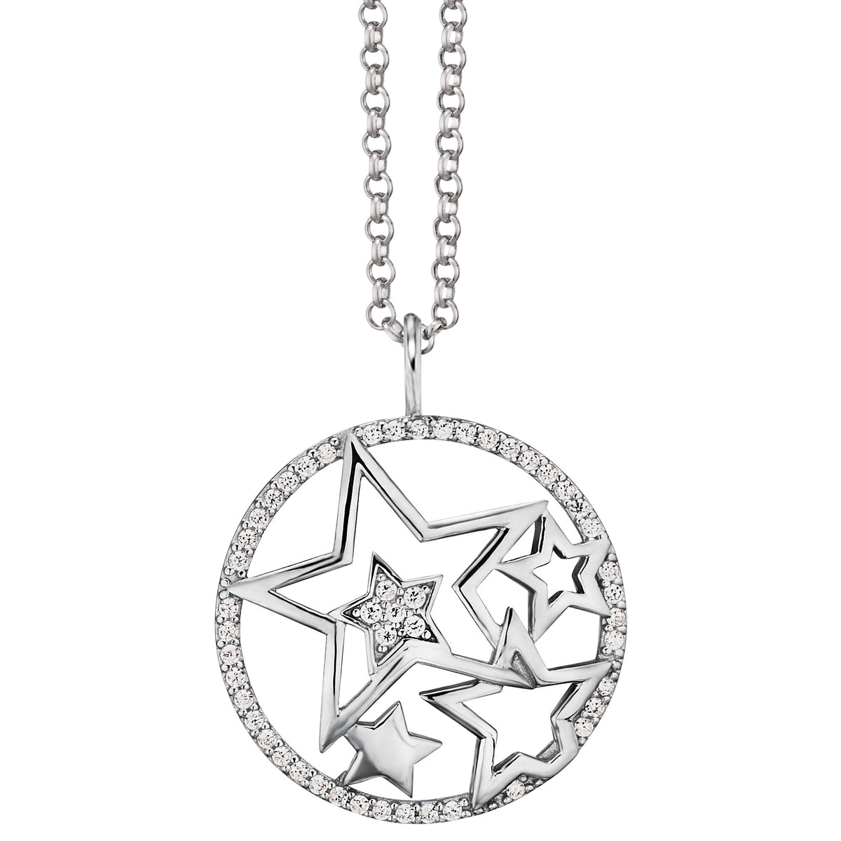 ENGELSRUFER SILVER STARS NECKLACE