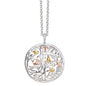 ENGELSRUFER SILVER TREE OF LIFE CIRCLE NECKLACE