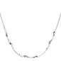 ENGELSRUFER SILVER CZ TWIST NECKLACE