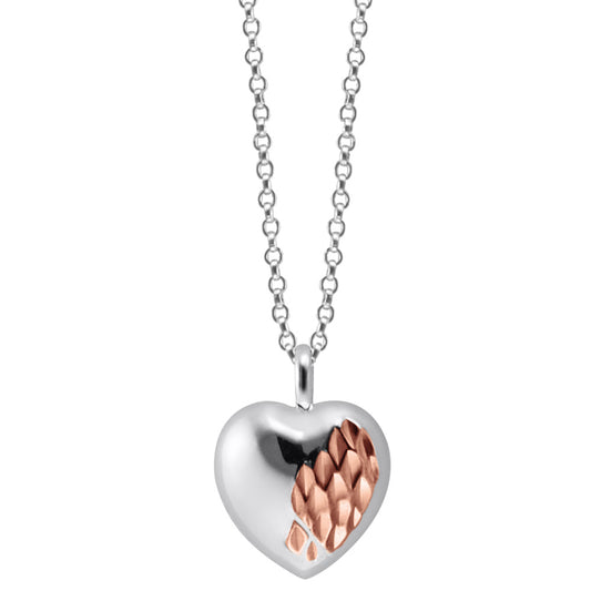 ENGELSRUFER SILVER WITH LOVE HEART NECKLACE