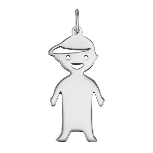 ENGELSRUFER SILVER MY BOY ENGRAVEABLE NAME PENDANT