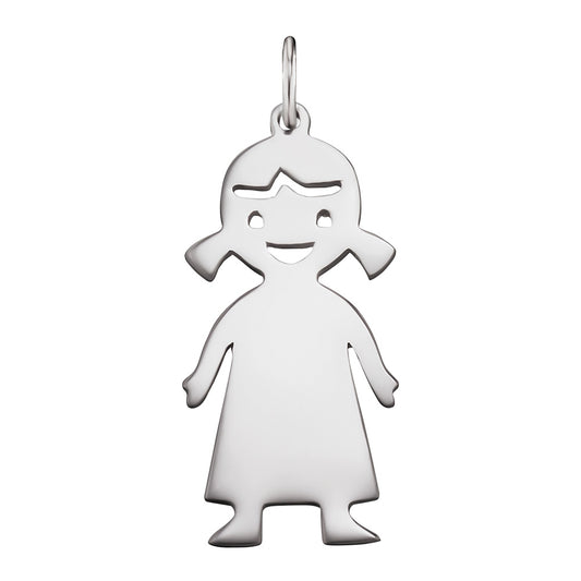 ENGELSRUFER SILVER MY GIRL ENGRAVEABLE NAME PENDANT