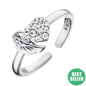 ENGELSRUFER SILVER HEARTWING CZ RING