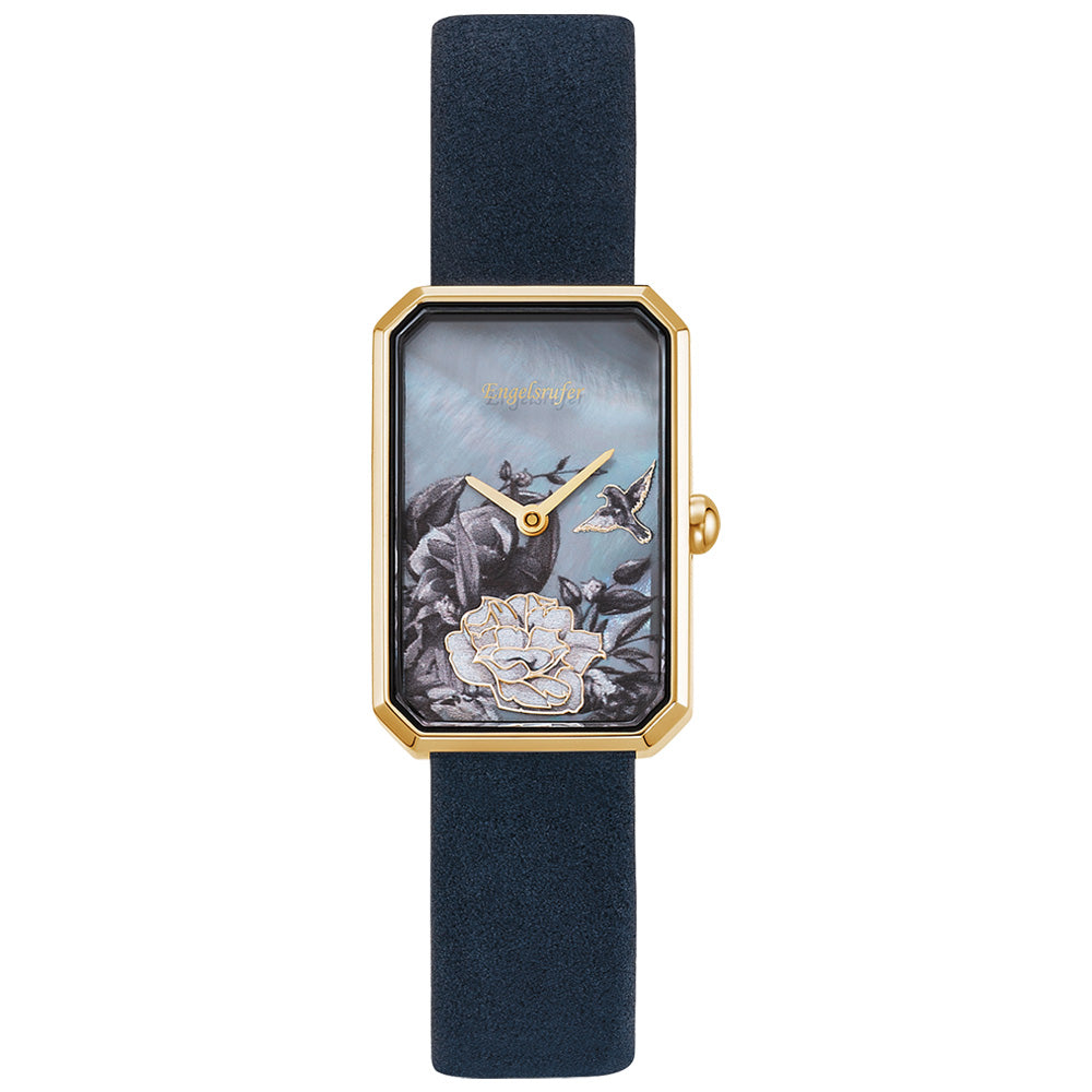 ENGELSRUFER ROMANTIC GARDEN OBLONG NIGHT BLUE WATCH