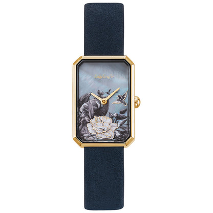 ENGELSRUFER ROMANTIC GARDEN OBLONG NIGHT BLUE WATCH