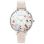 ENGELSRUFER ROMANTIC FLOWERS SILVER WATCH