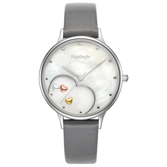 ENGELSRUFER HAPPY HEARTS SILVER GREY WATCH