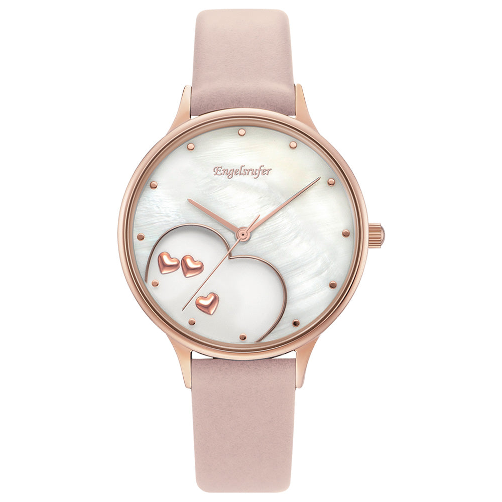 ENGELSRUFER HAPPY HEARTS ROSE GOLD WATCH