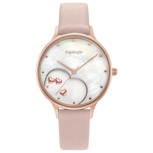 ENGELSRUFER HAPPY HEARTS ROSE GOLD WATCH