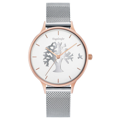 ENGELSRUFER TREE OF LIFE TWO-TONE MESH WATCH
