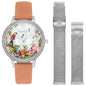 ENGELSRUFER PARADISE SILVER CZ SURROUND INTERCHANGEABLE WATCH