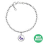 HERZENGEL PURPLE BUTTERFLY BRACELET