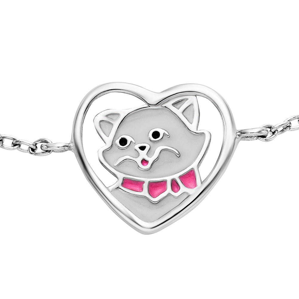 HERZENGEL CAT HEART CHILDREN'S BRACELET