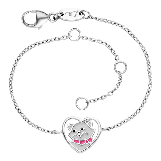 HERZENGEL CAT HEART CHILDREN'S BRACELET