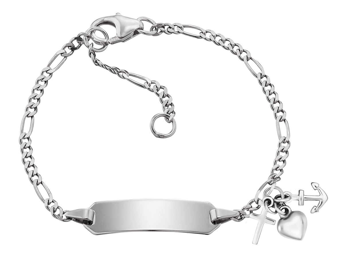 HERZENGEL FAITH, LOVE & HOPE ID BRACELET