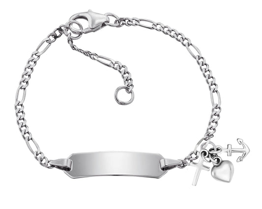 HERZENGEL FAITH, LOVE & HOPE ID BRACELET