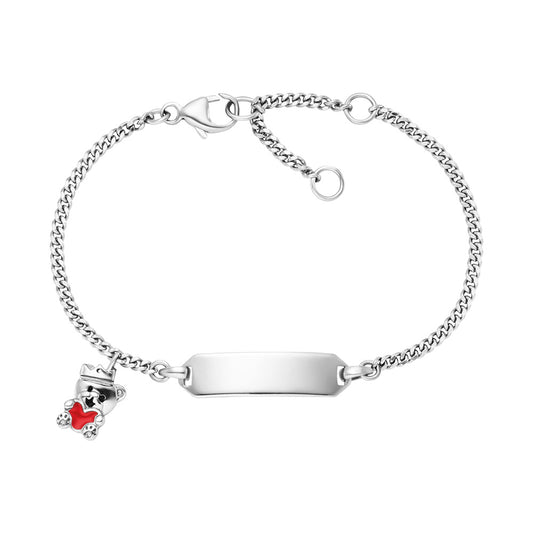 HERZENGEL TEDDY HEART ENAMEL ID BRACELET