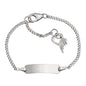HERZENGEL ANGEL OF HEARTS CHARM CLASP ID BRACELET