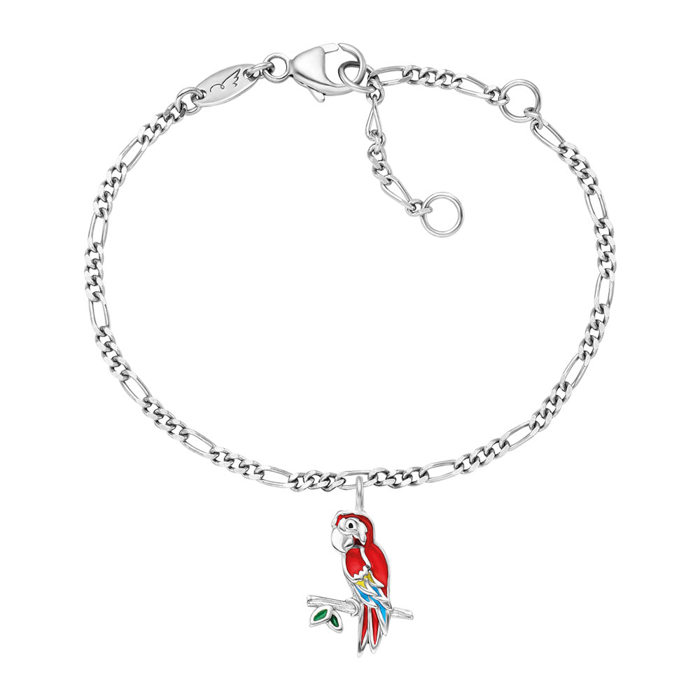 HERZENGEL PARROT ENAMEL BRACELET