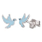 HERZENGEL PEACE DOVE ENAMEL EARRINGS
