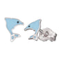 HERZENGEL DOLPHIN ENAMEL EARRINGS