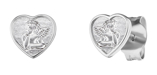 HERZENGEL GUARDIAN ANGEL HEART EARRINGS
