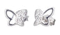 HERZENGEL BUTTERFLY CZ EARRINGS