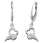 HERZENGEL ANGEL OF HEARTS HOOP DANGLE EARRINGS