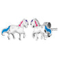 HERZENGEL HORSE ENAMEL EARRINGS