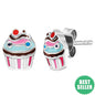 HERZENGEL MUFFIN ENAMEL EARRINGS