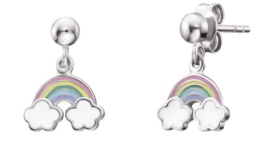 HERZENGEL RAINBOW ENAMEL EARRINGS