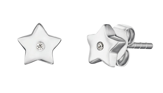 HERZENGEL STAR CZ EARRINGS