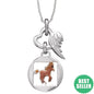 HERZENGEL HORSE HEART WING NECKLACE