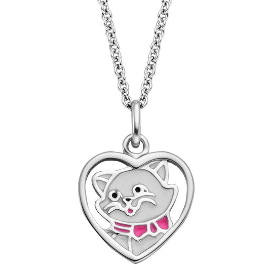 HERZENGEL CAT HEART CHILDREN'S NECKLACE