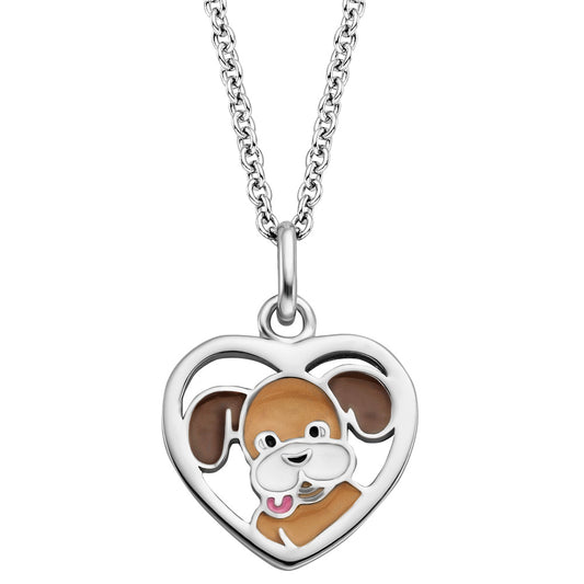 HERZENGEL DOG HEART CHILDREN'S NECKLACE