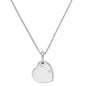 HERZENGEL HEART ENGRAVEABLE CZ NECKLACE