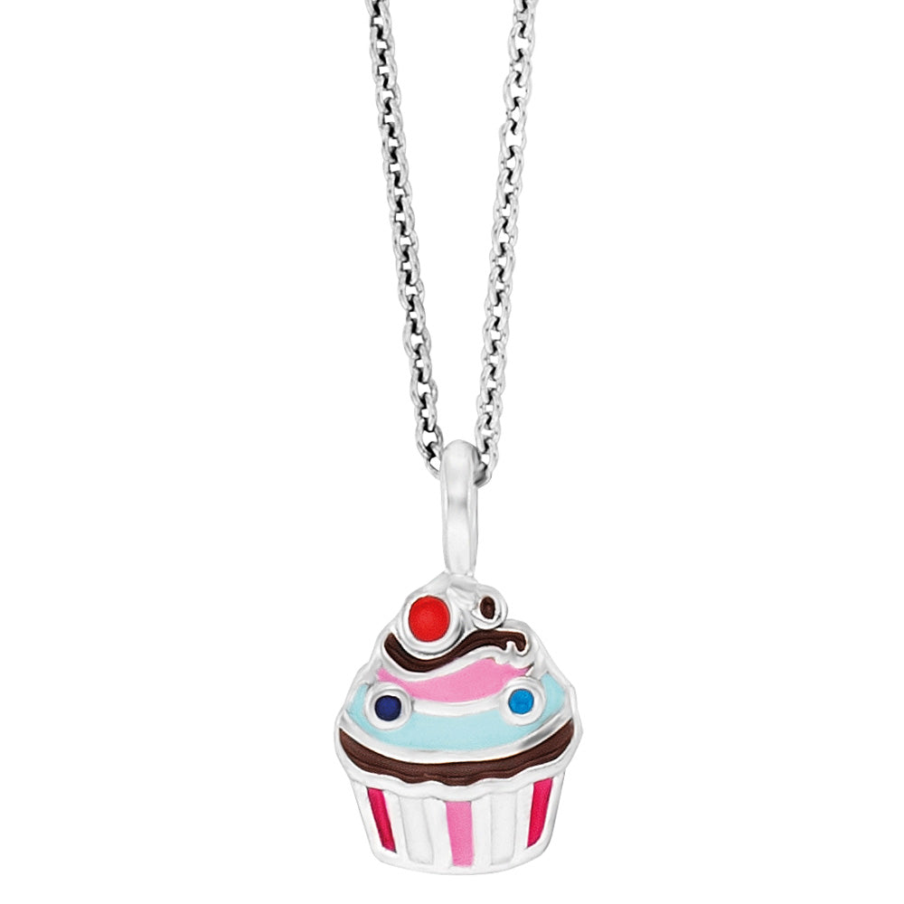 HERZENGEL MUFFIN ENAMEL NECKLACE
