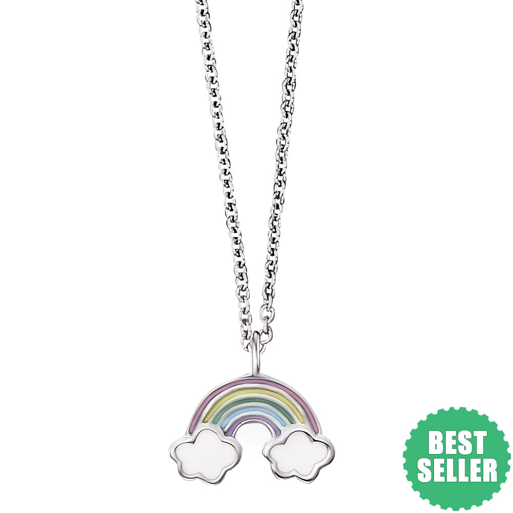 HERZENGEL RAINBOW ENAMEL NECKLACE