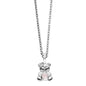 HERZENGEL SILVER TEDDY ROSE QUARTZ NECKLACE