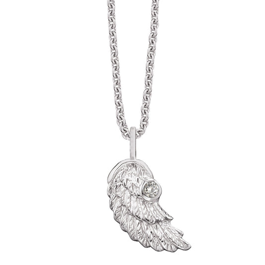 HERZENGEL ANGEL WING CZ NECKLACE