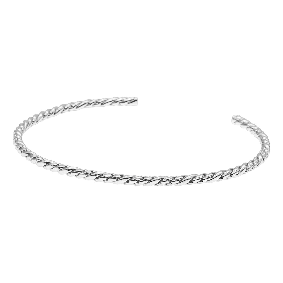 SAVE BRAVE TWIST CABLE CUFF BRACELET