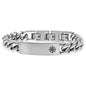 SAVE BRAVE BARNEY COMPASS ID STAINLESS STEEL BRACELET