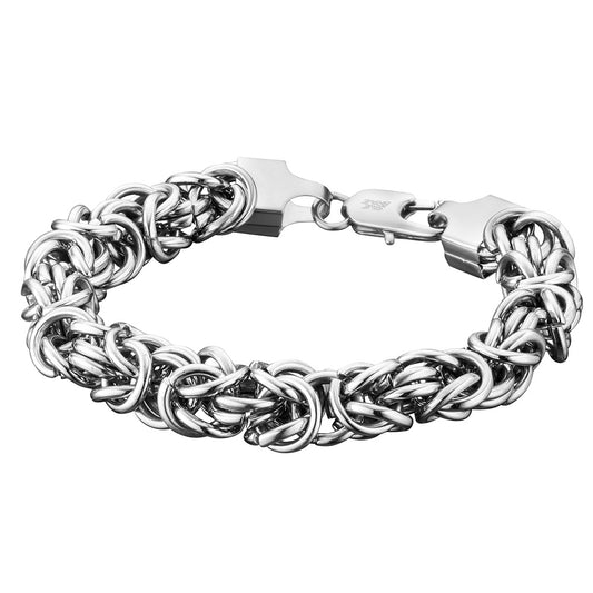 SAVE BRAVE 10MM CONNOR STAINLESS STEEL BRACELET
