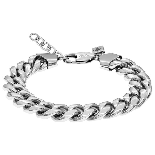 SAVE BRAVE FINLEY CURB LINK STAINLESS STEEL BRACELET