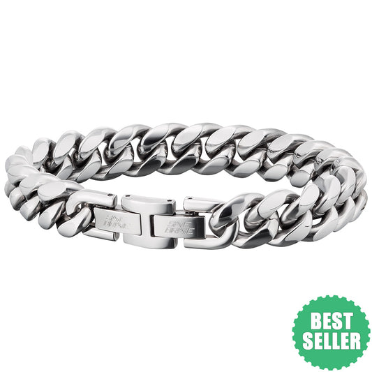 SAVE BRAVE JOHN CURB LINK BRACELET