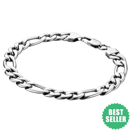 SAVE BRAVE 9MM KEITH FIGARO STAINLESS STEEL BRACELET