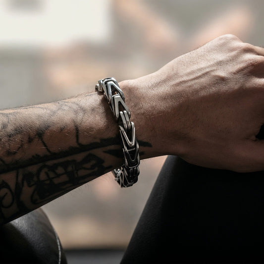SAVE BRAVE KING BYZANTINE 6MM CHAIN BRACELET