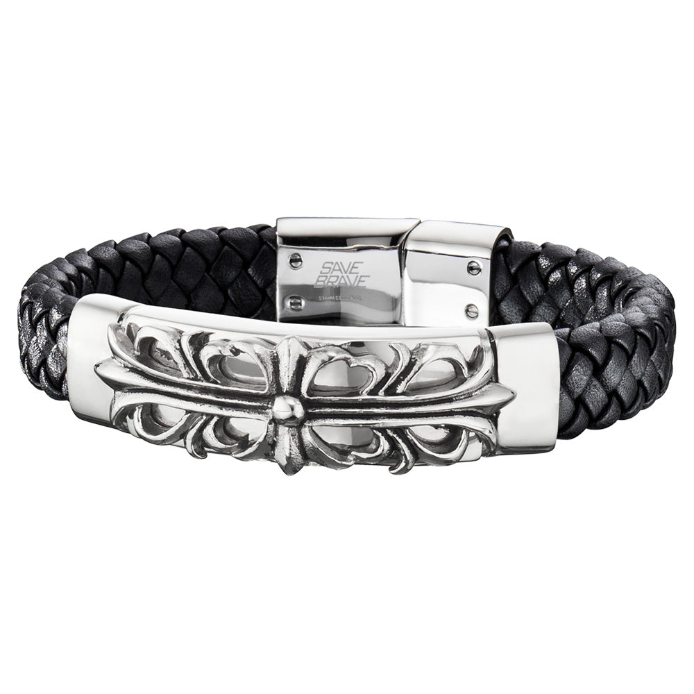 SAVE BRAVE PARIS CROSS BRACELET