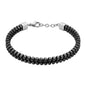 SAVE BRAVE PEYOTE BINARY BLACK HEMATITE BRACELET